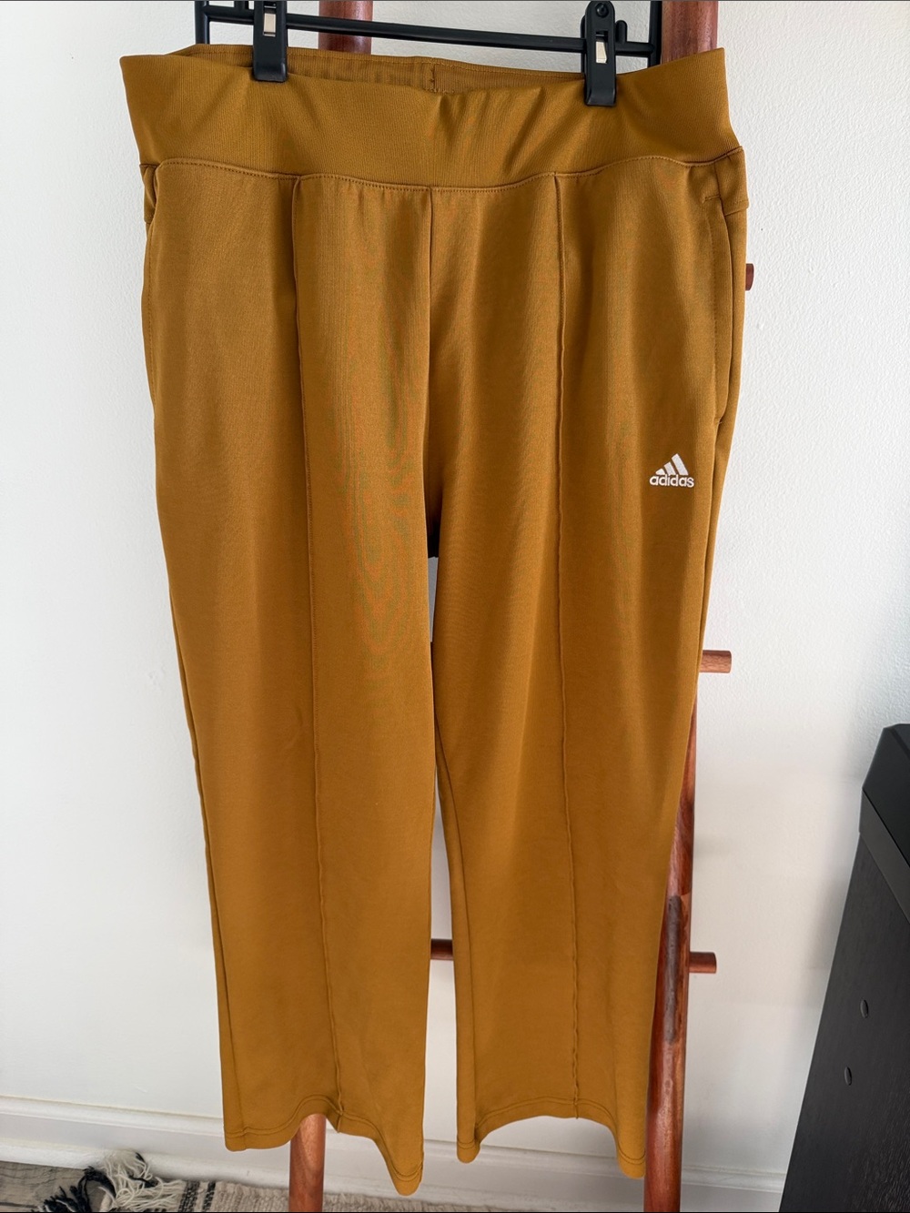 Adidas wide leg track pants